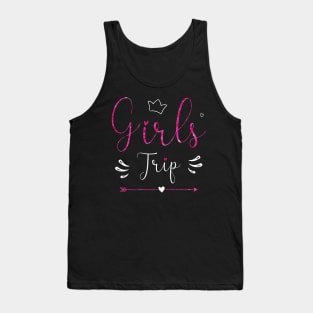 Girls Trip 2023 Shirt Weekend Summer Vacation Girls Road Trip Tank Top